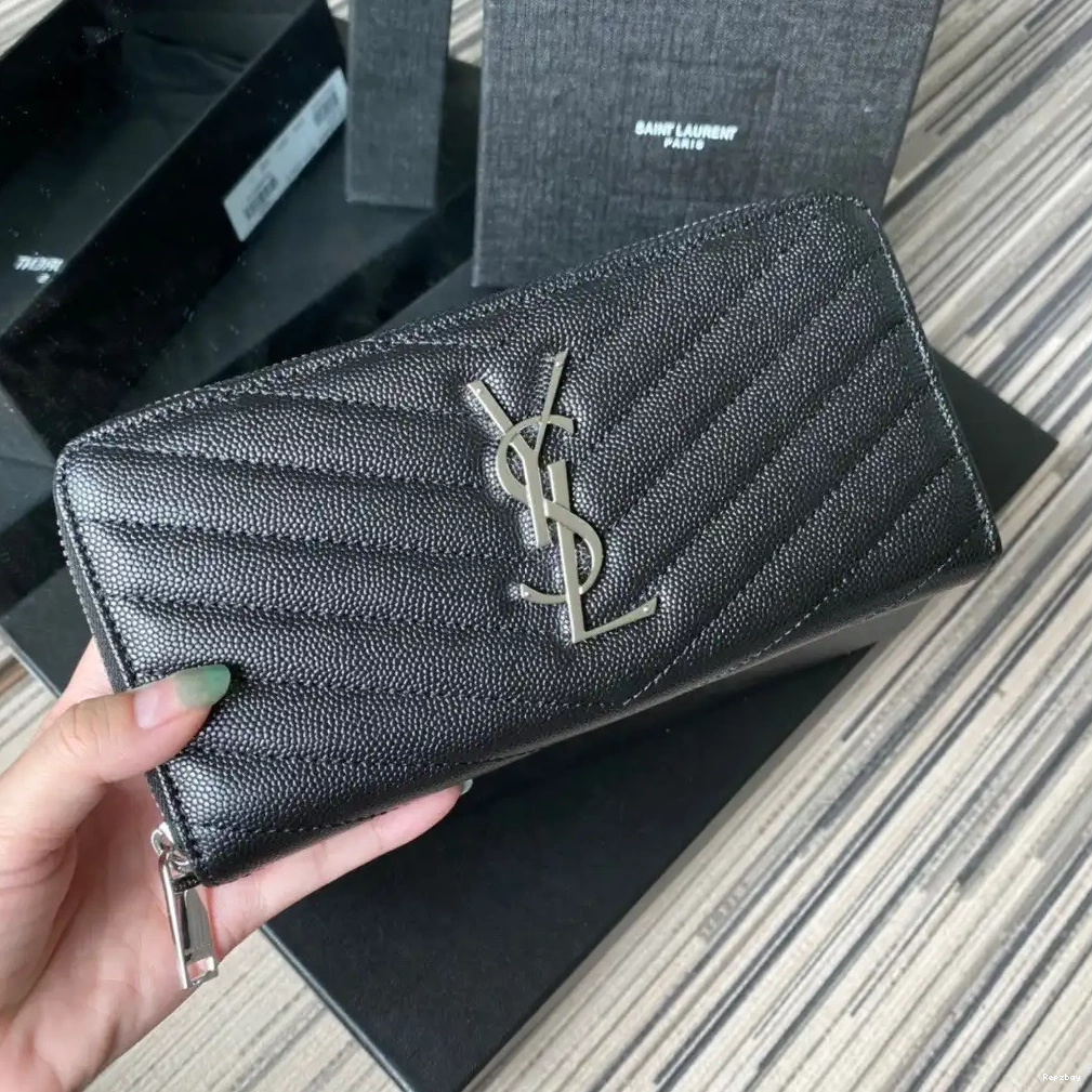 Repzbay REP MONOGRAM YSL WALLET ZIPPY 0506